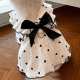 Lightweight Cotton Pet Dress for Small Dogs and Cats