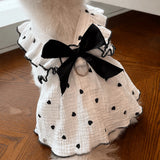 Lightweight Cotton Pet Dress for Small Dogs and Cats