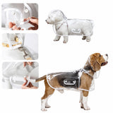 Hooded Full-Coverage Dog Raincoat