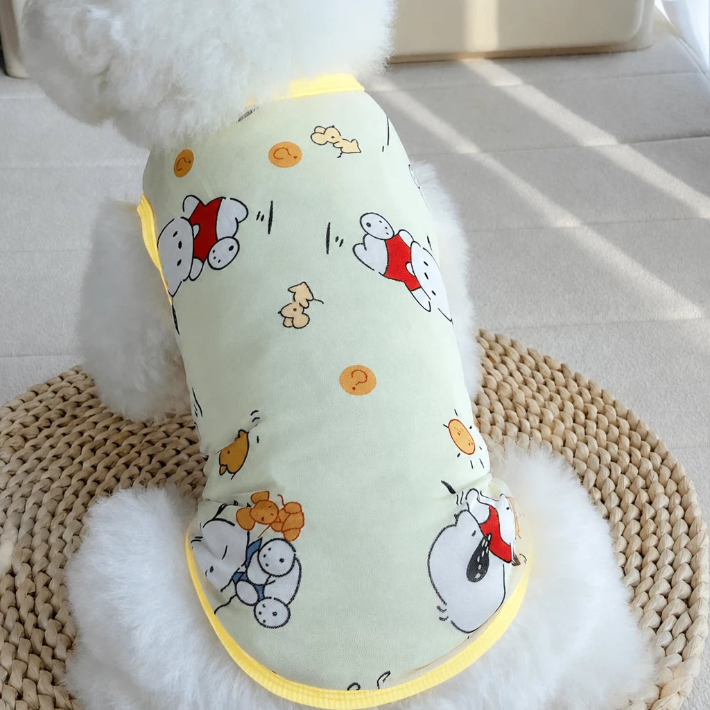 Lightweight Cotton Pet Clothing for Dogs & Cats