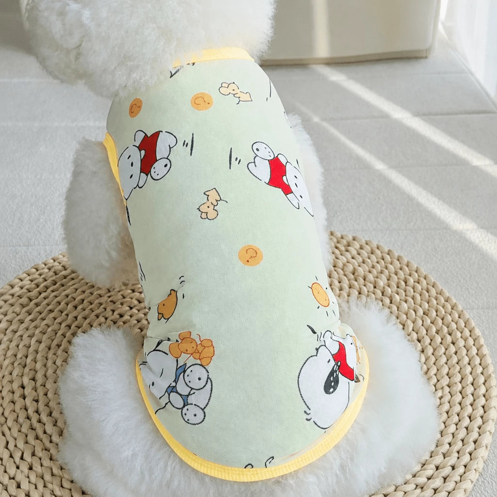 Lightweight Cotton Pet Clothing for Dogs & Cats