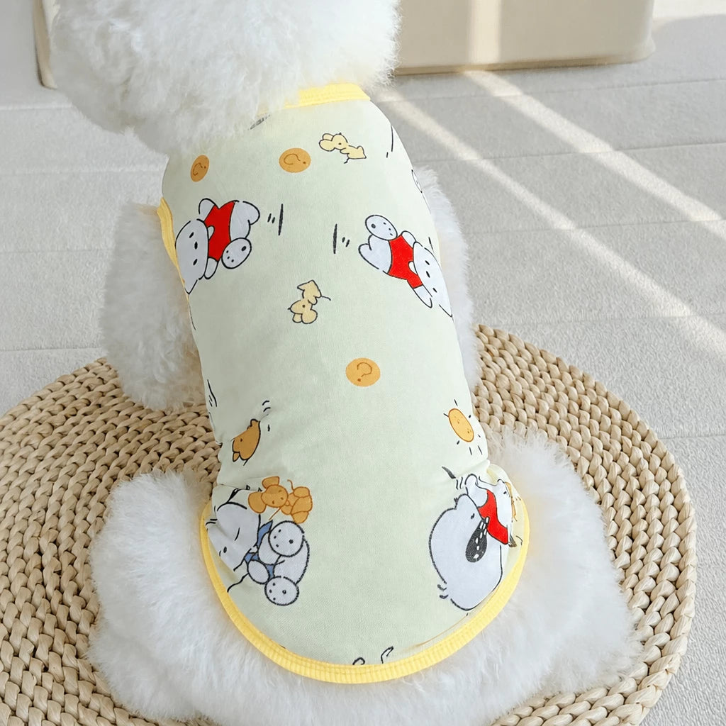 Lightweight Cotton Pet Clothing for Dogs & Cats