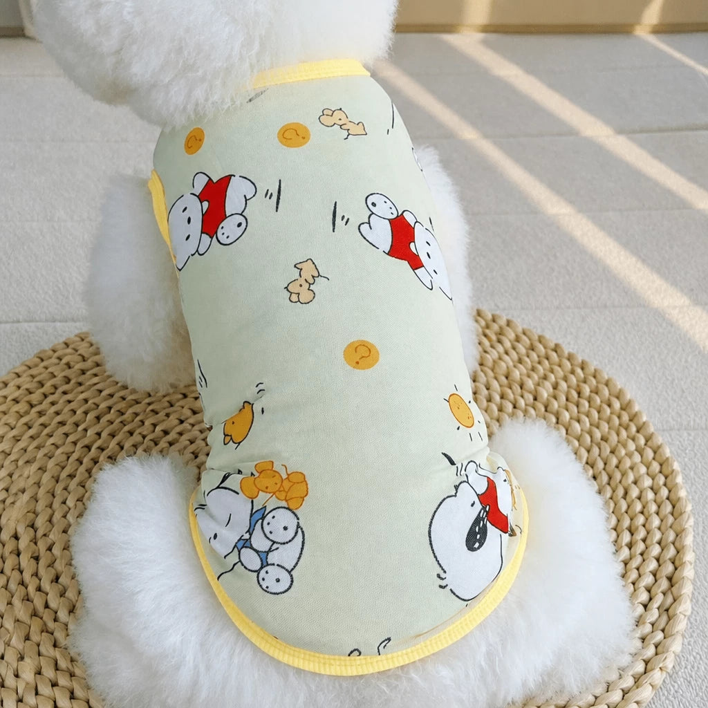 Lightweight Cotton Pet Clothing for Dogs & Cats