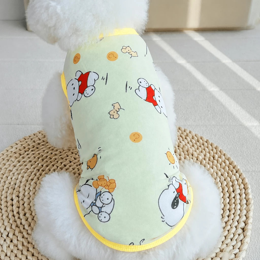 Lightweight Cotton Pet Clothing for Dogs & Cats