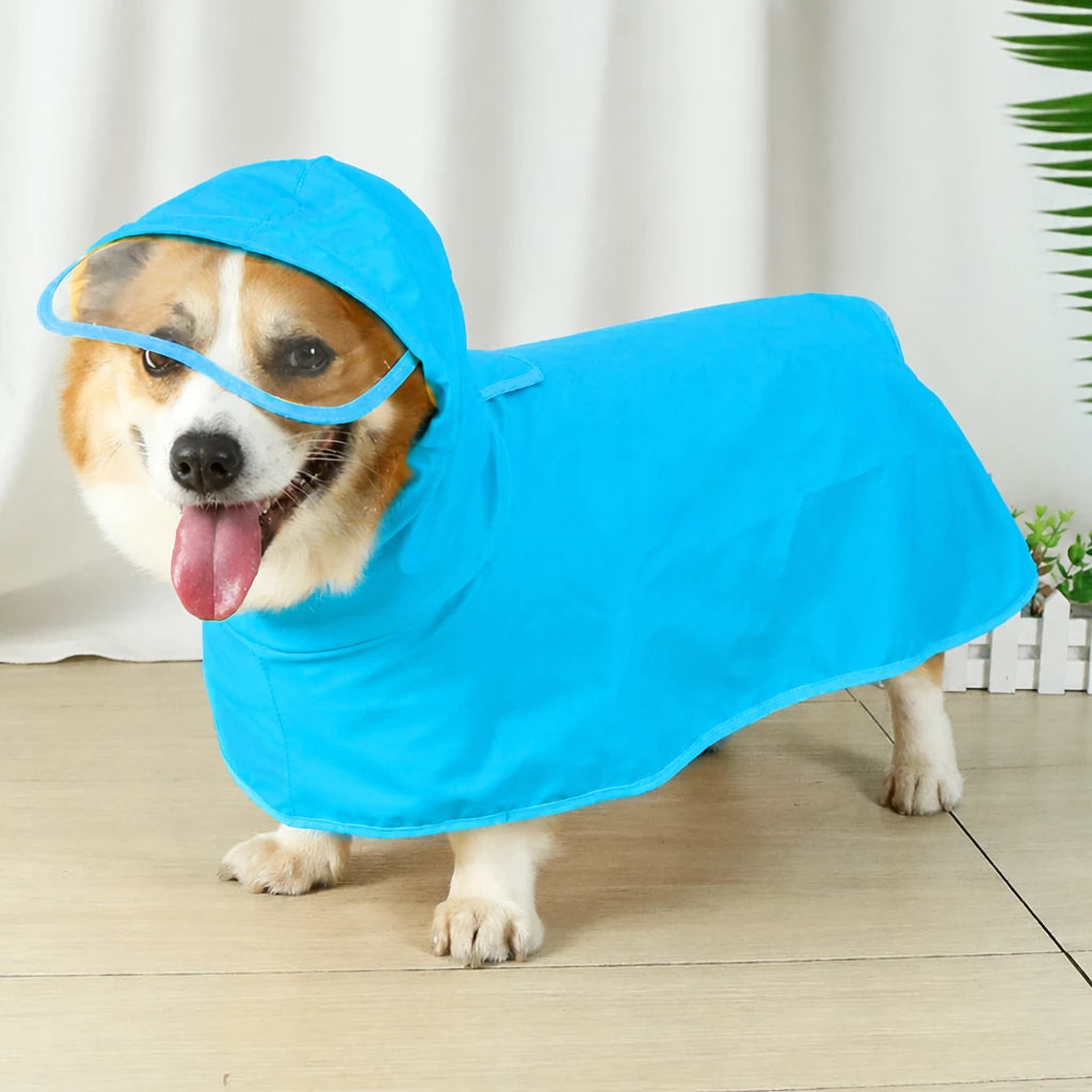 Four-Leg Dog Raincoat for Small to Medium Dogs