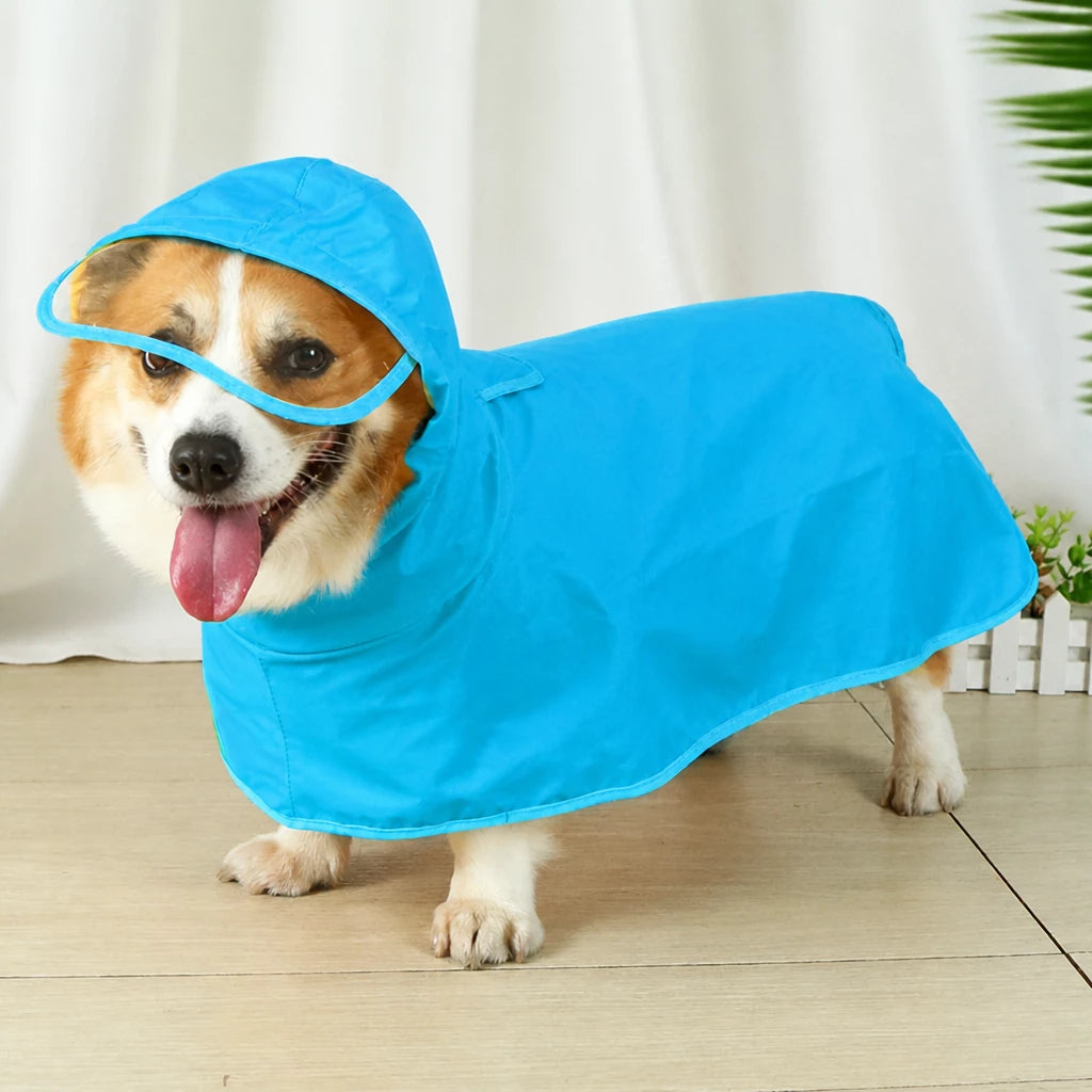 Four-Leg Dog Raincoat for Small to Medium Dogs