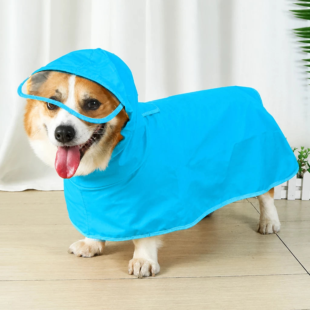 Four-Leg Dog Raincoat for Small to Medium Dogs