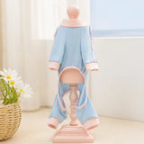 Lightweight Polyester Four-Leg Dog Summer Jumpsuit