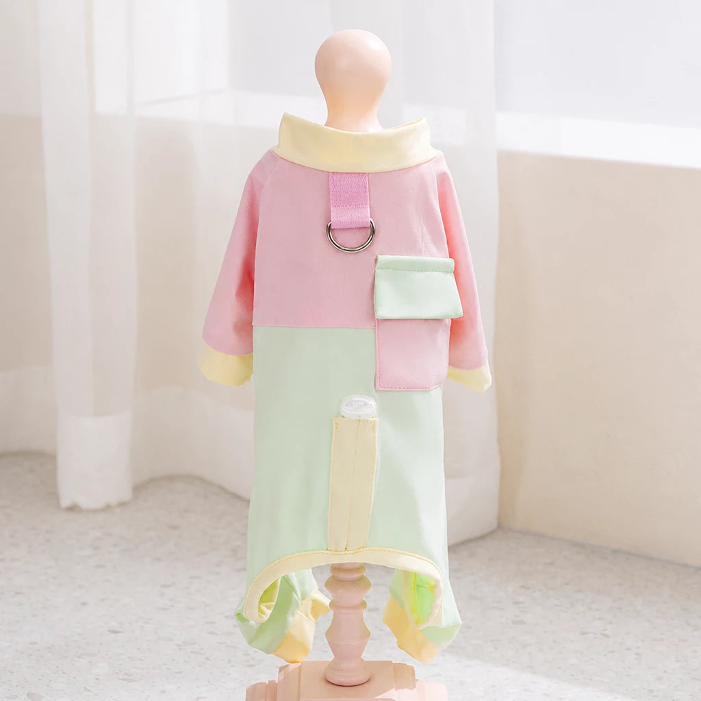 Lightweight Polyester Four-Leg Dog Summer Jumpsuit