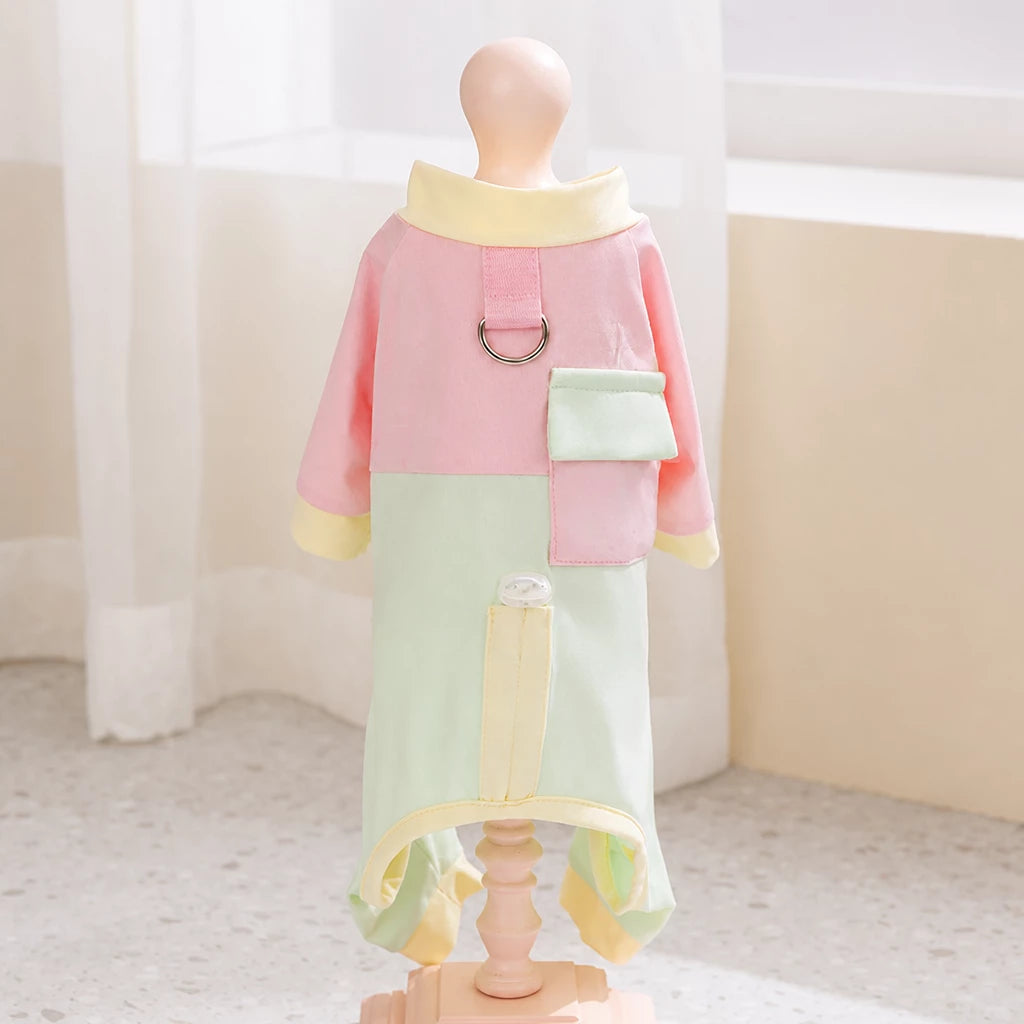 Lightweight Polyester Four-Leg Dog Summer Jumpsuit