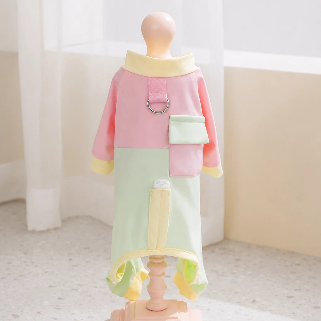 Lightweight Polyester Four-Leg Dog Summer Jumpsuit