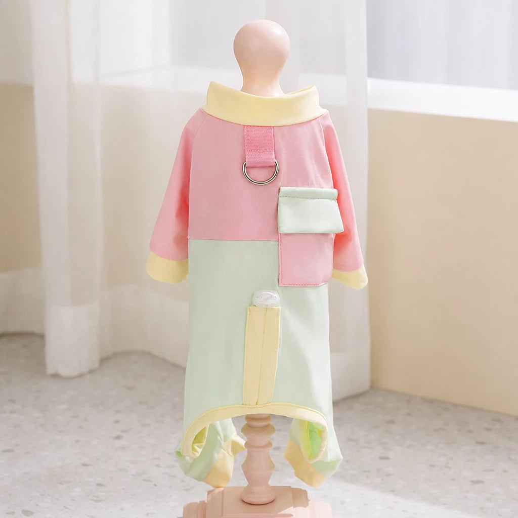 Lightweight Polyester Four-Leg Dog Summer Jumpsuit