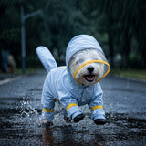 Four-Leg Raincoat for Small Dogs