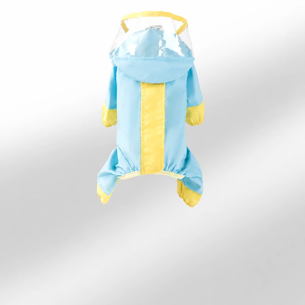 Hooded Reflective Dog Raincoat