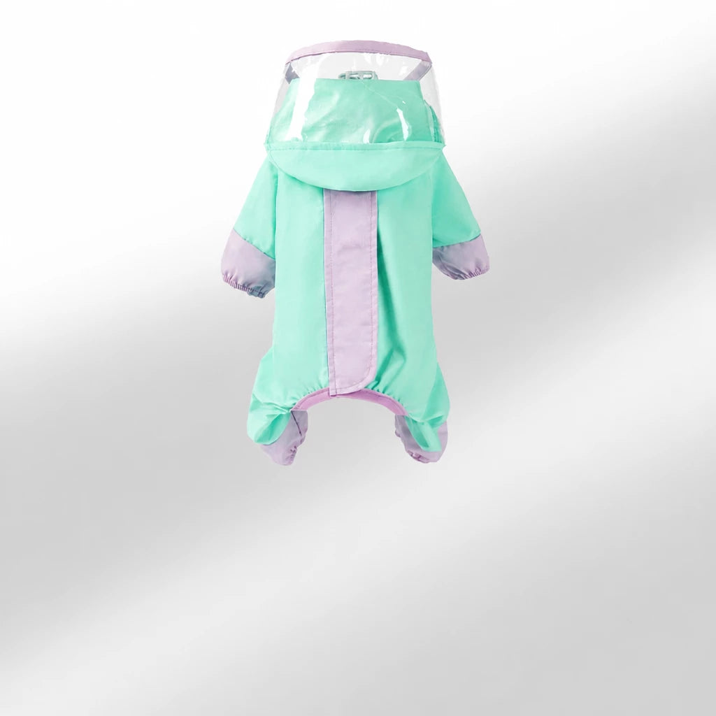 Hooded Reflective Dog Raincoat