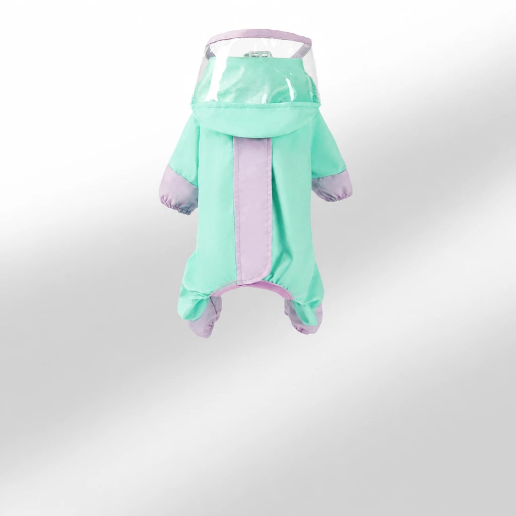 Hooded Reflective Dog Raincoat