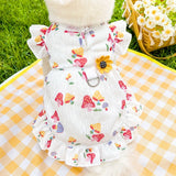 Lightweight Polyester Pet Dress for Cats and Small Dogs