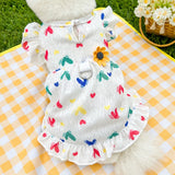 Lightweight Polyester Pet Dress for Cats and Small Dogs