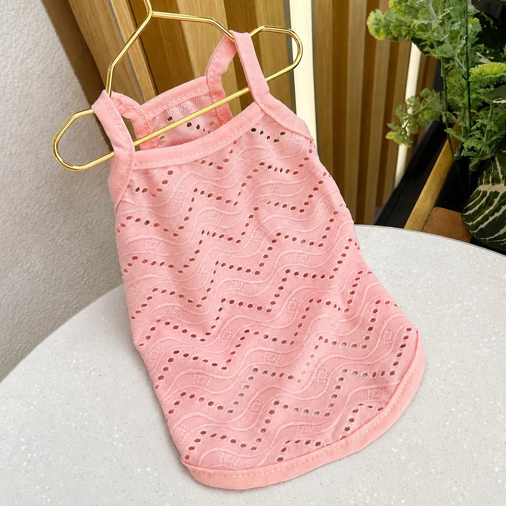 Lightweight Polyester Pet Dress for Cats and Small Dogs