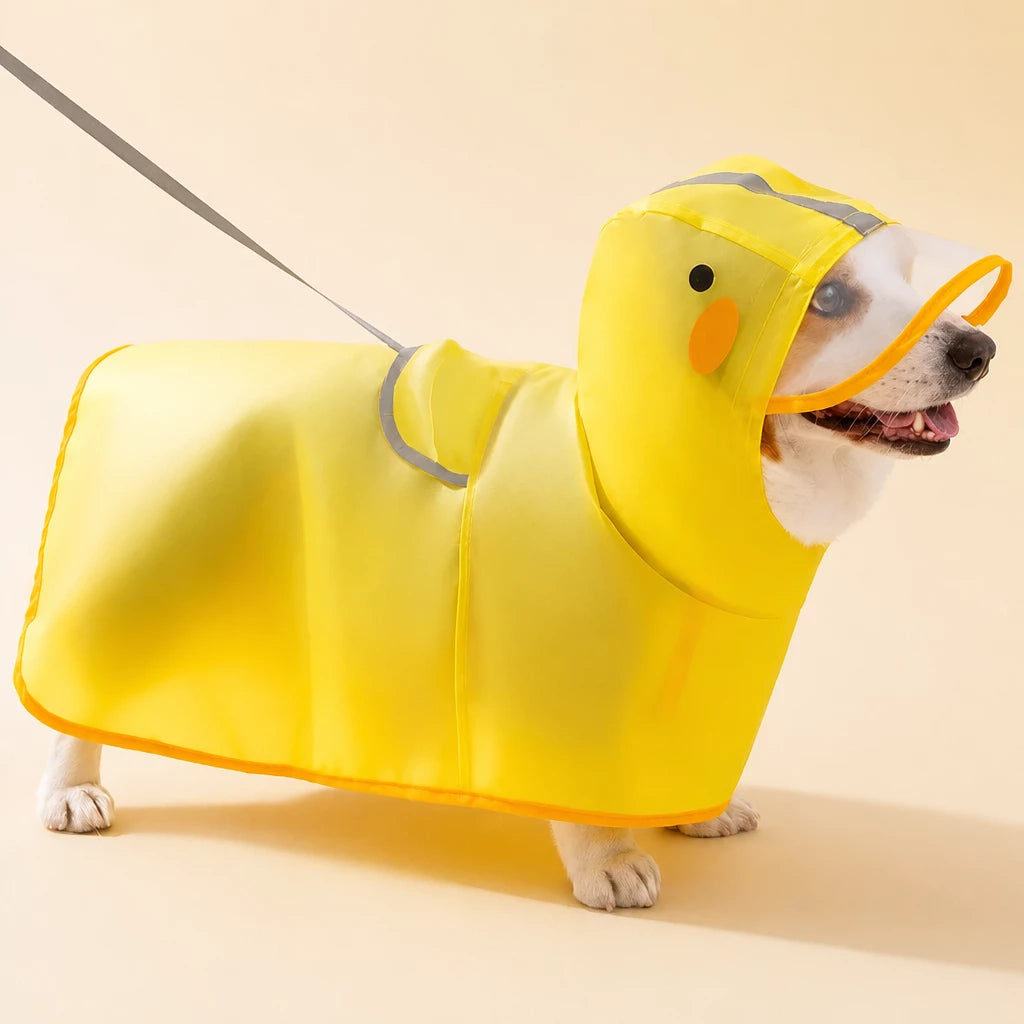 Waterproof Dog Raincoat for Small and Medium Breeds
