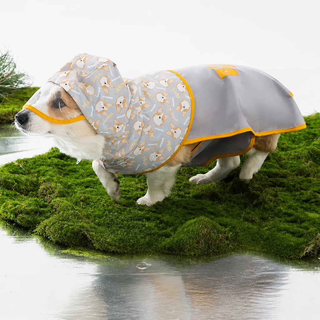 Waterproof Dog Raincoat for Small and Medium Breeds
