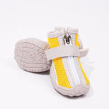 Oxford Cloth Small Dog Shoes with Zipper Closure