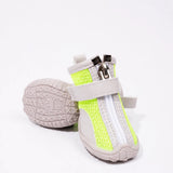 Oxford Cloth Small Dog Shoes with Zipper Closure