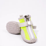 Oxford Cloth Small Dog Shoes with Zipper Closure