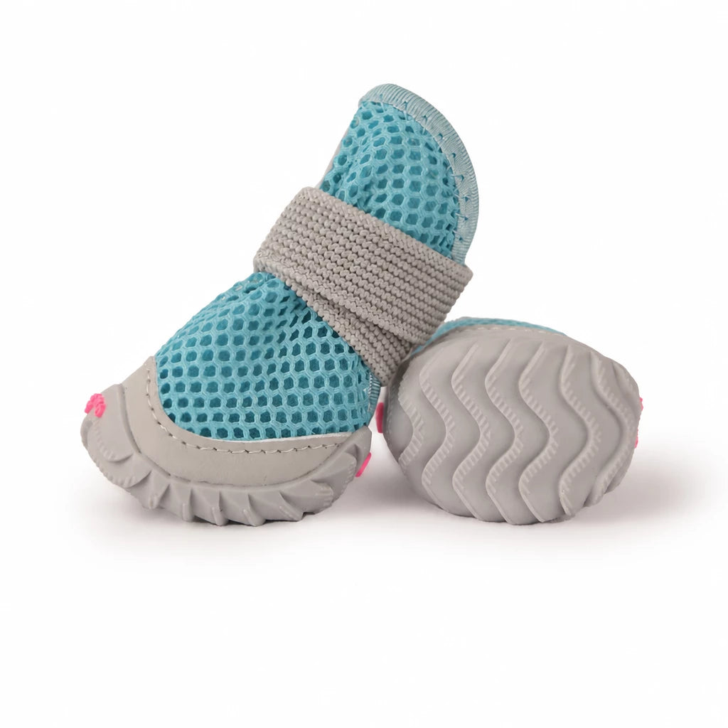 Breathable Mesh Dog Shoes with Soft Soles