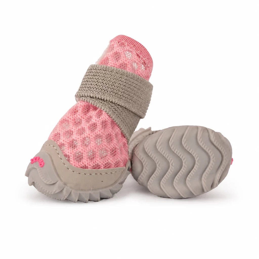 Breathable Mesh Dog Shoes with Soft Soles