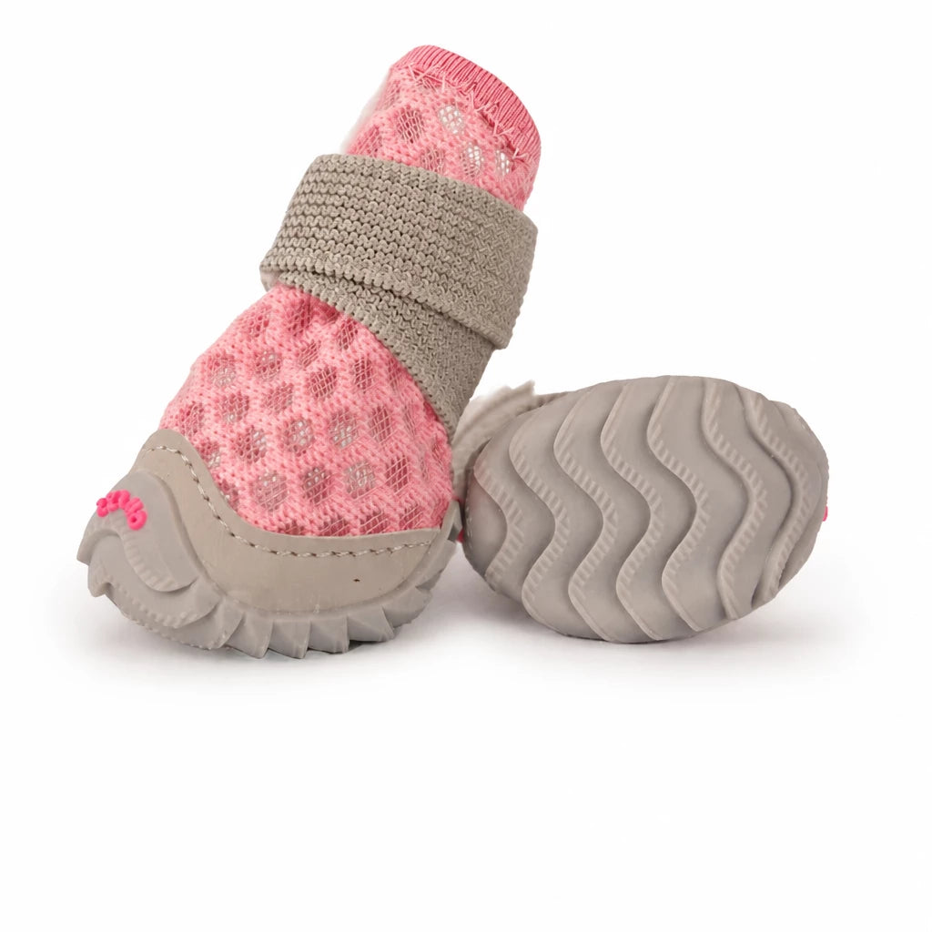 Breathable Mesh Dog Shoes with Soft Soles