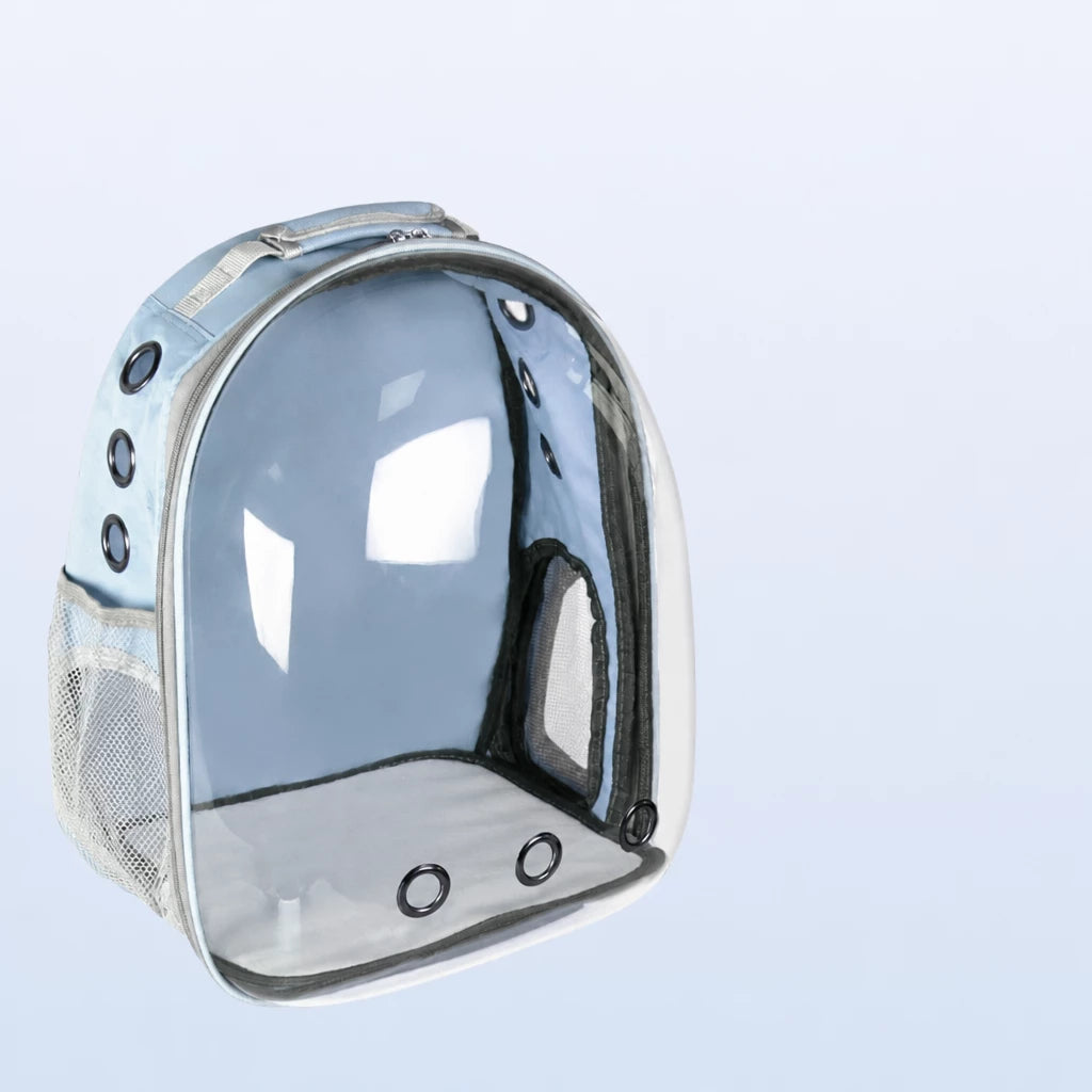 Cat Backpack Carrier with Panoramic Window and Side Vents
