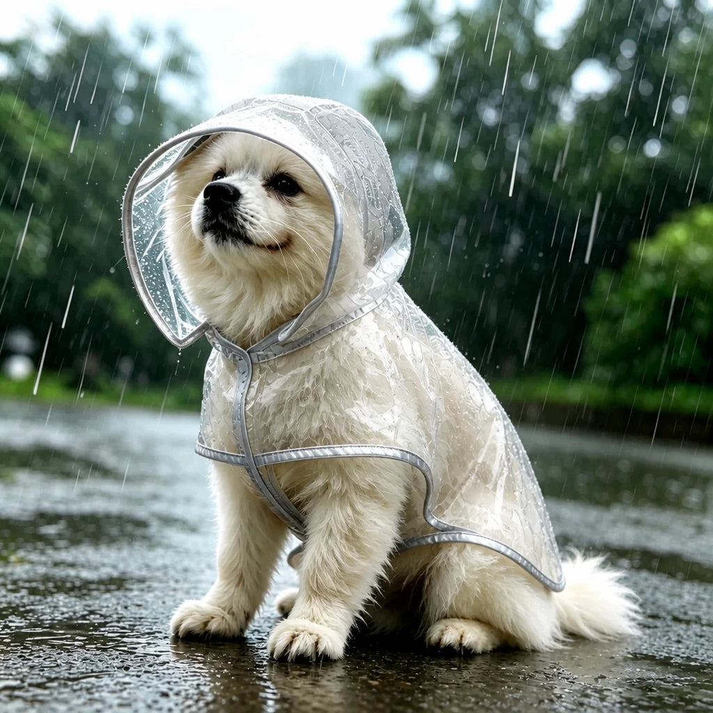 Waterproof Reflective Dog Raincoat for Small to Medium Dogs