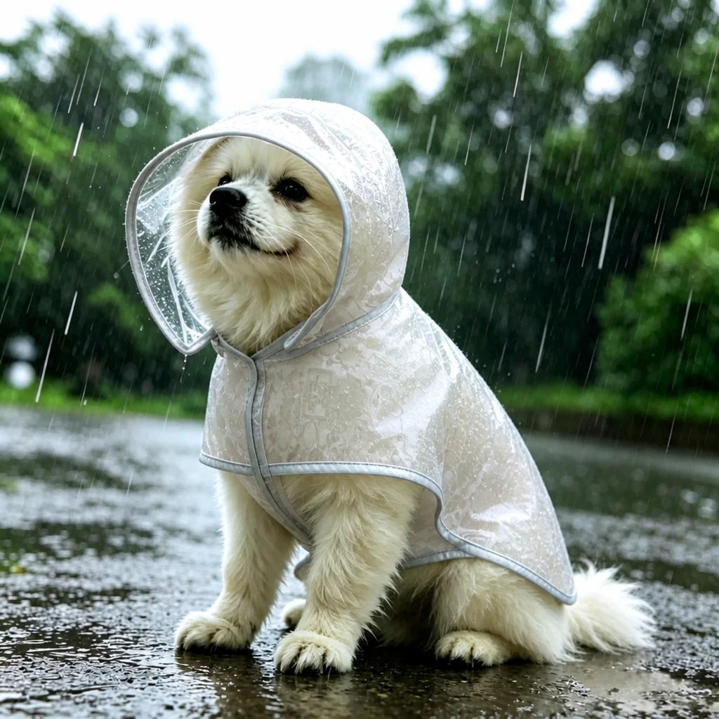 Waterproof Reflective Dog Raincoat for Small to Medium Dogs