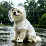 Waterproof Reflective Dog Raincoat for Small to Medium Dogs