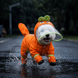 Waterproof Four-Leg Dog Raincoat