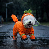Waterproof Four-Leg Dog Raincoat
