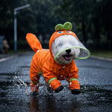 Waterproof Four-Leg Dog Raincoat