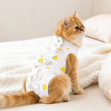 Cat Recovery Suit with Breathable Birdseye Mesh