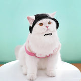 Adjustable Cotton Pet Bucket Hat with Ear Openings