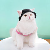 Adjustable Cotton Pet Bucket Hat with Ear Openings