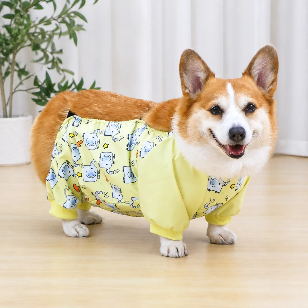 Full-Coverage Four-Leg Dog Raincoat