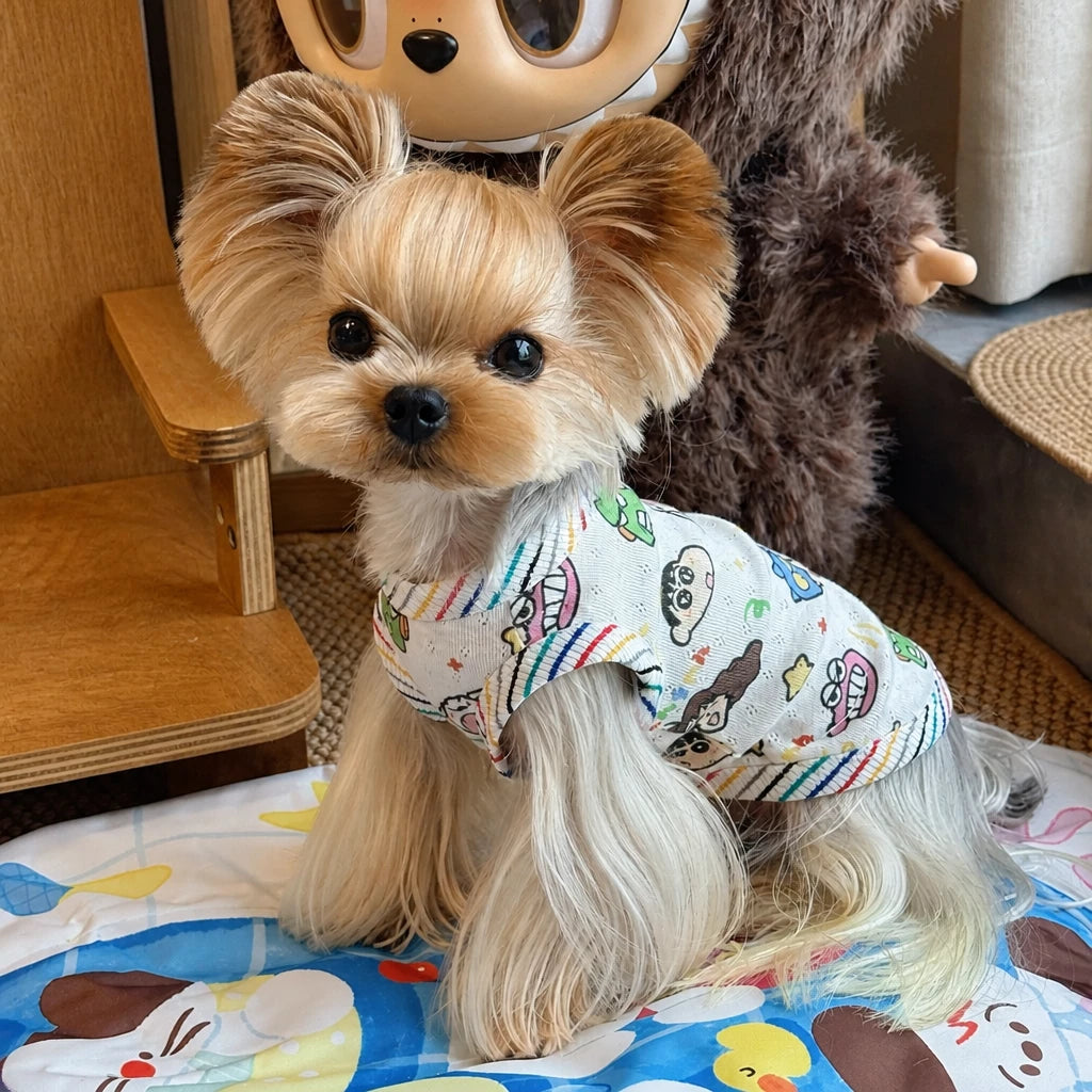 Cotton Pet Vest for Small Dogs