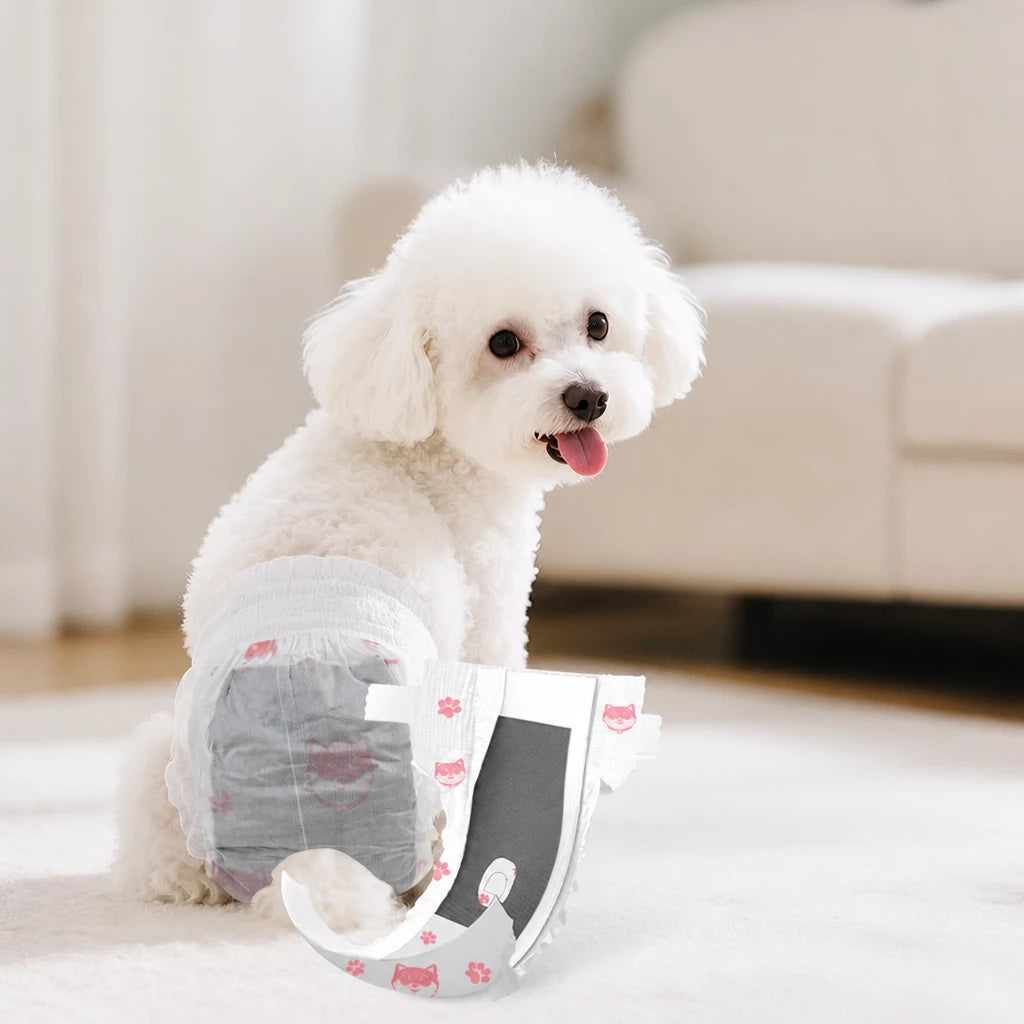 Disposable Dog Diapers for Male and Female Dogs
