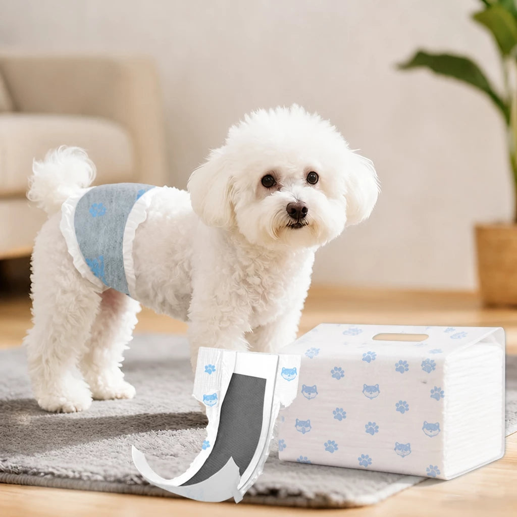 Disposable Dog Diapers for Male and Female Dogs