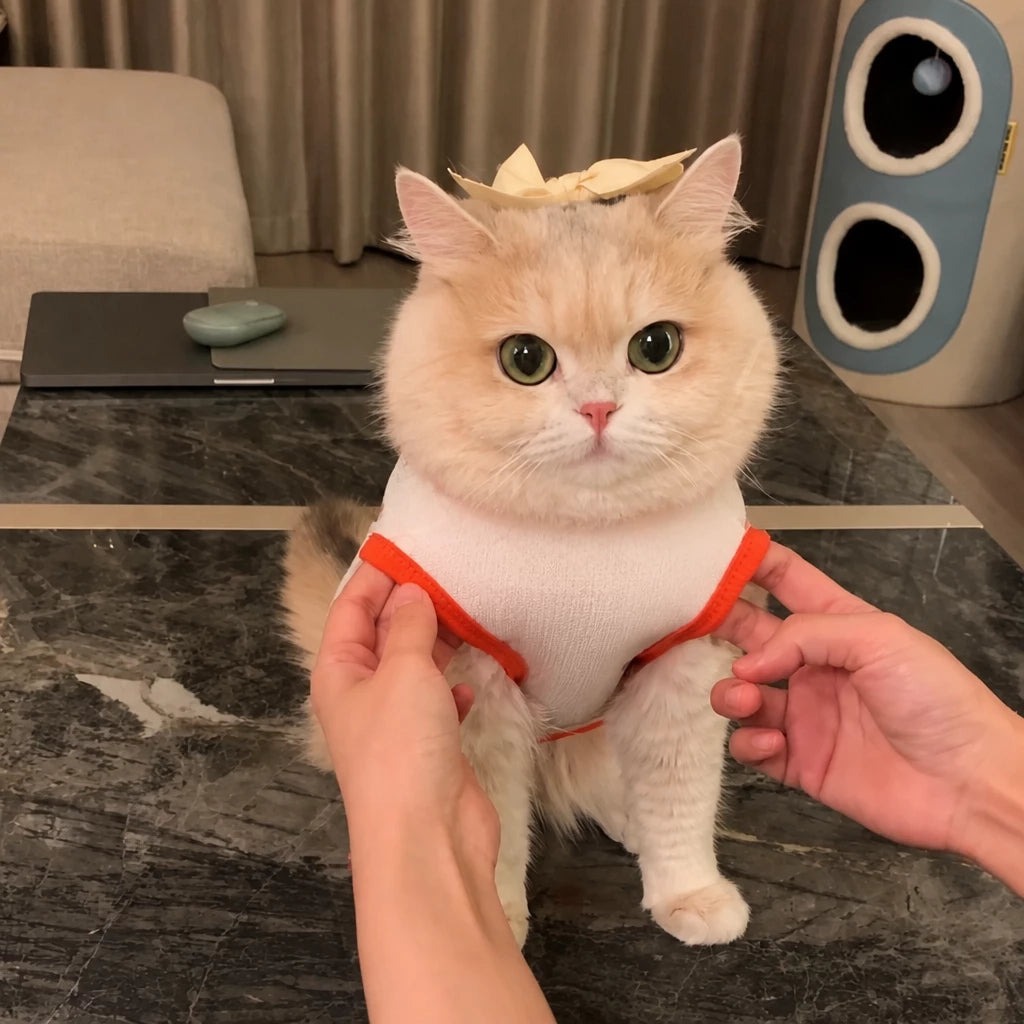 Lightweight Mesh Pet Vest for Cats and Small Dogs