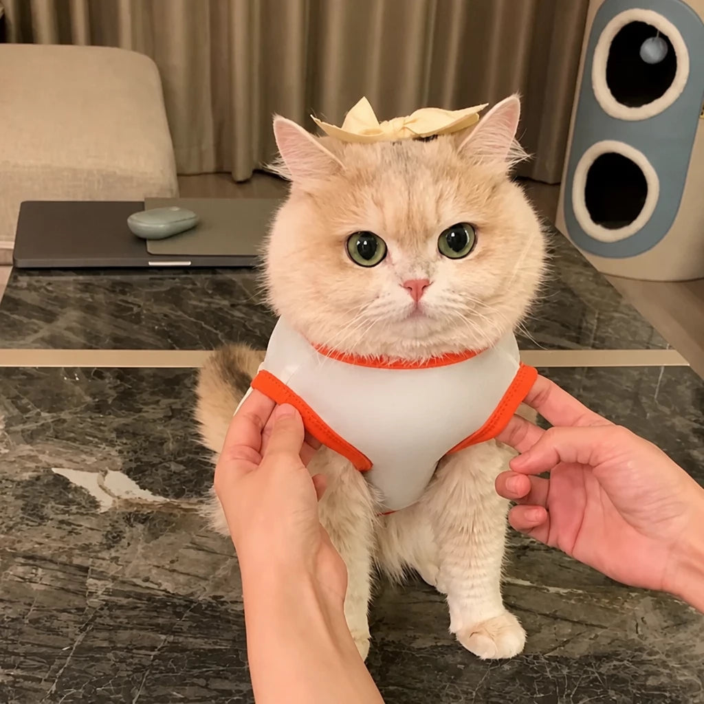 Lightweight Mesh Pet Vest for Cats and Small Dogs