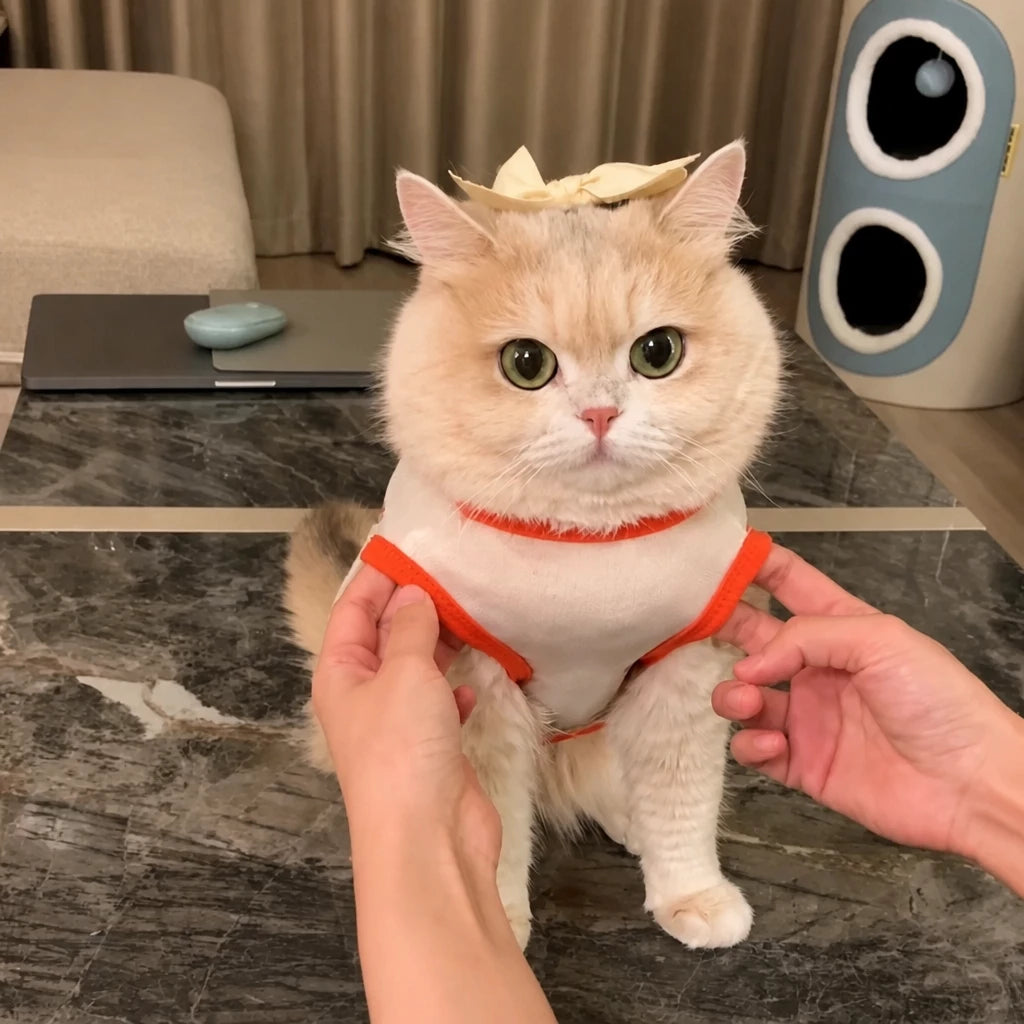 Lightweight Mesh Pet Vest for Cats and Small Dogs
