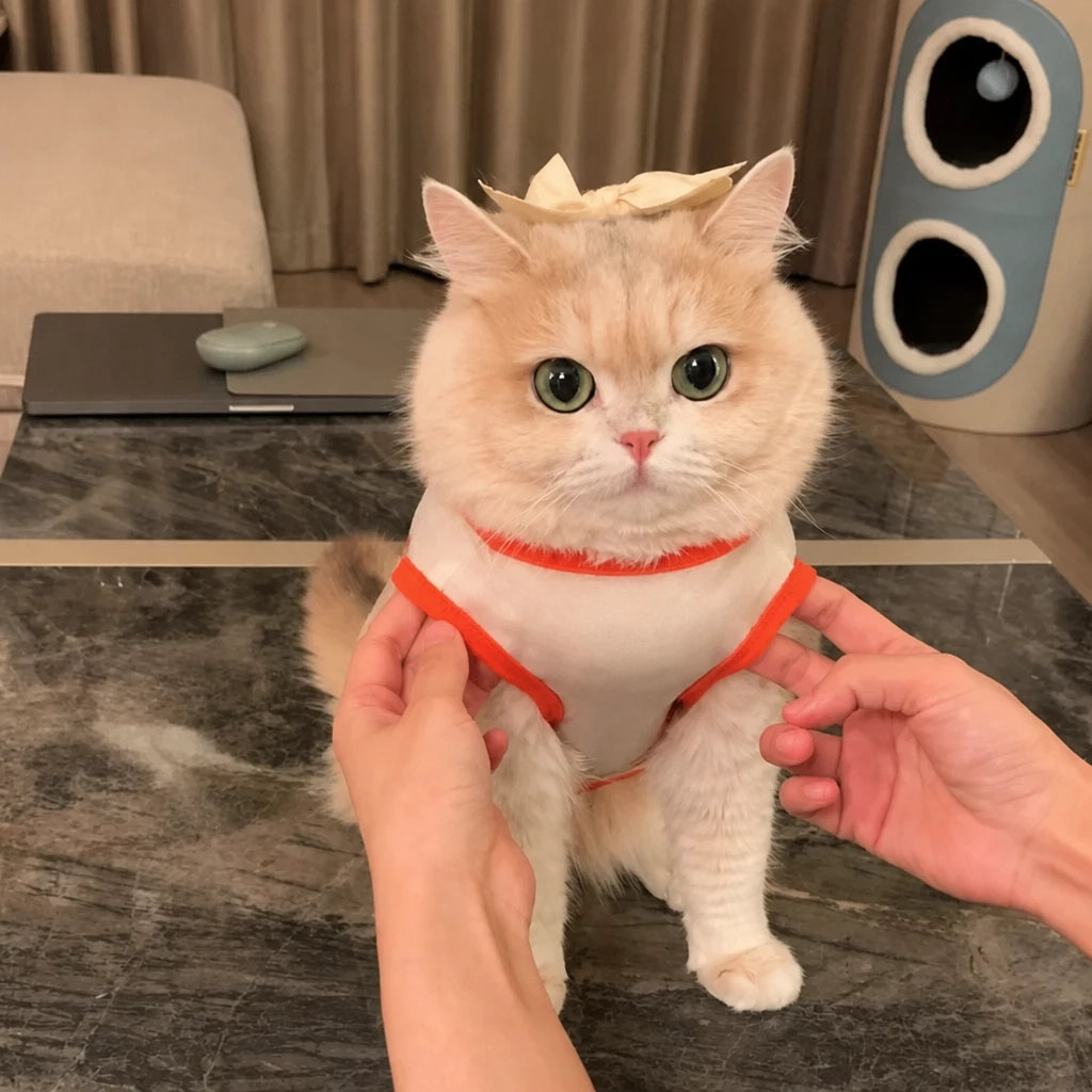 Lightweight Mesh Pet Vest for Cats and Small Dogs