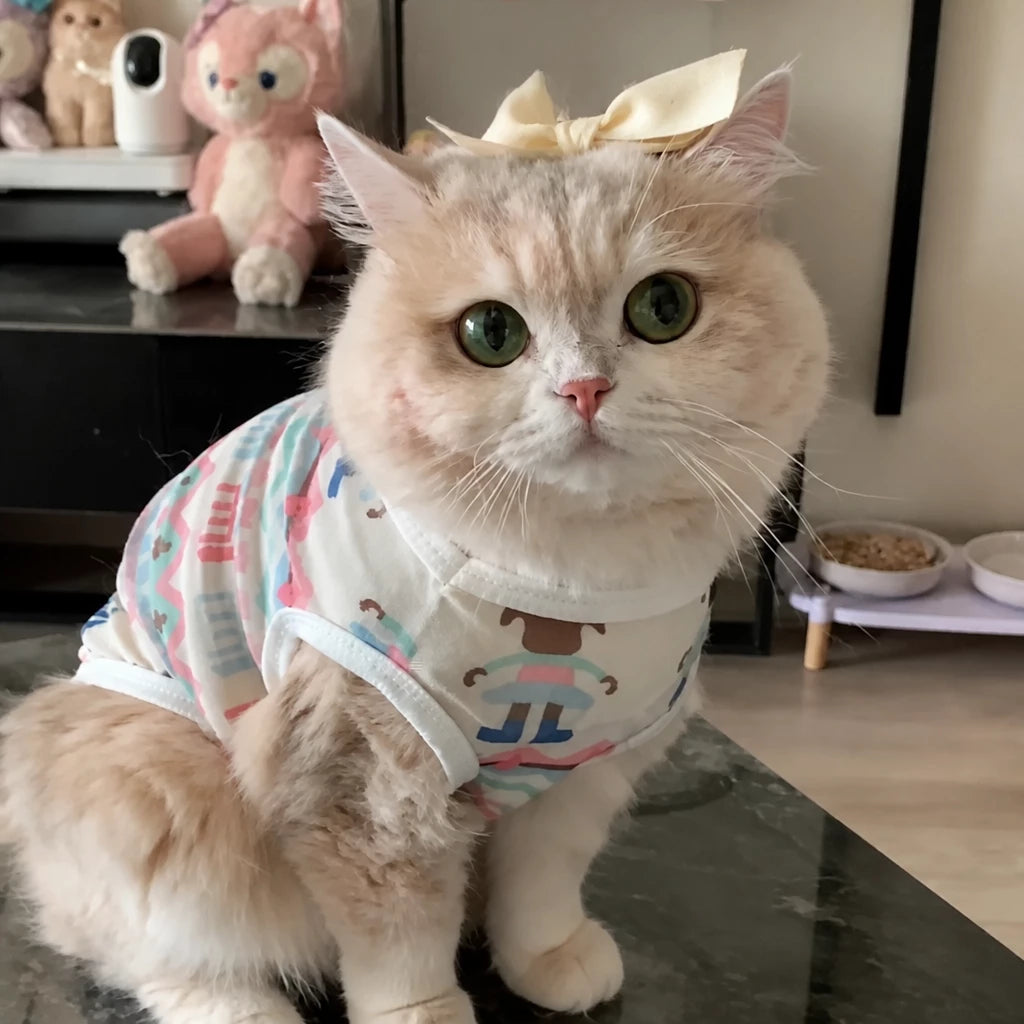 Lightweight Mesh Pet Vest for Cats and Small Dogs